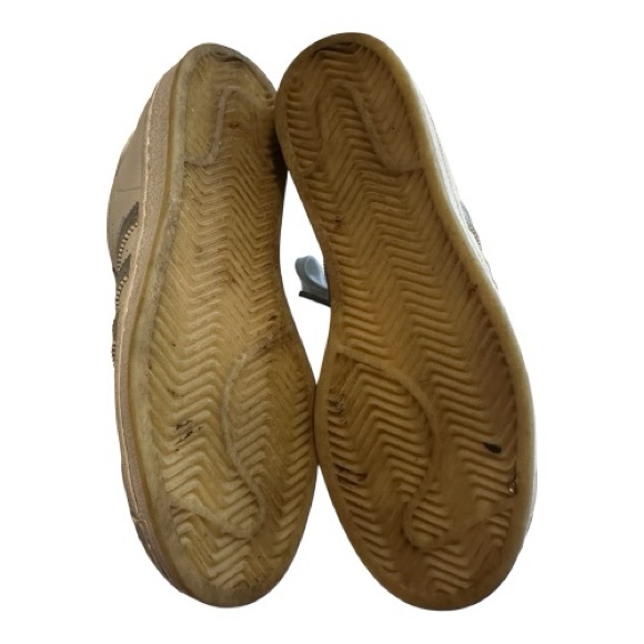 Adidas Superstar White and Silver Sneakers - Picture 7 of 11